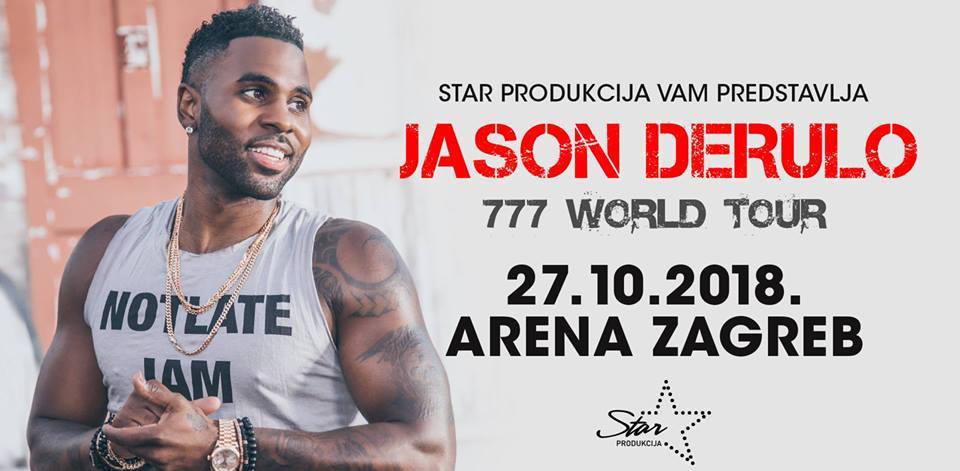 Jason Derulo 27. listopada nastupa u Areni Zagreb